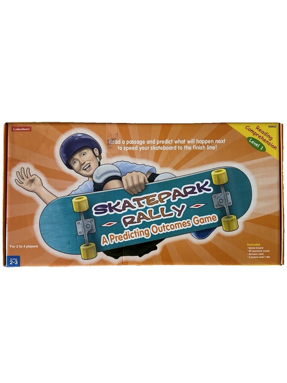 Skateboard Rally Game predicting outcome ready level 1 comprehension lakeshore